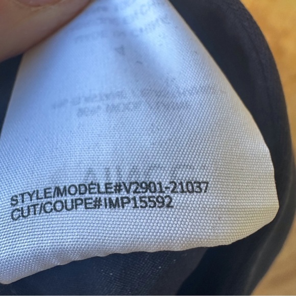 Vince Wool Tapered Two Tone Blue Black Seam Front Tuxedo Trousers - Picture 10 of 12